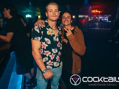 A professional photo of guests enjoying themselves at Cocktails Nightclub from our gallery.