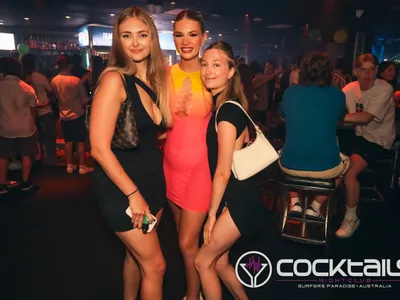 A professional photo of guests enjoying themselves at Cocktails Nightclub from our gallery.