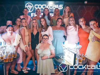 A professional photo of guests enjoying themselves at Cocktails Nightclub from our gallery.