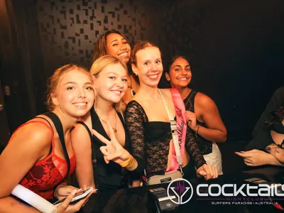 A professional photo of guests enjoying themselves at Cocktails Nightclub from our gallery.