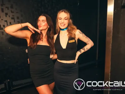 A professional photo of guests enjoying themselves at Cocktails Nightclub from our gallery.