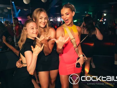 A professional photo of guests enjoying themselves at Cocktails Nightclub from our gallery.