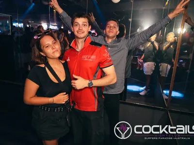 A professional photo of guests enjoying themselves at Cocktails Nightclub from our gallery.