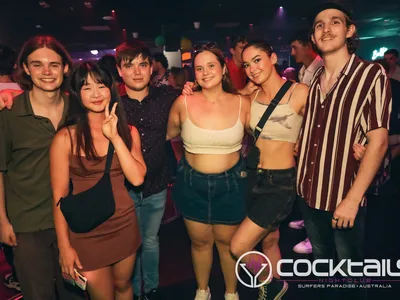 A professional photo of guests enjoying themselves at Cocktails Nightclub from our gallery.