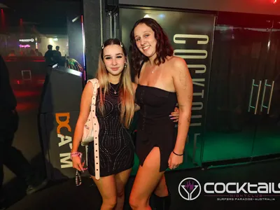 A professional photo of guests enjoying themselves at Cocktails Nightclub from our gallery.