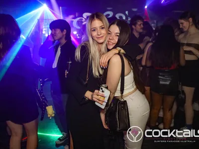 A professional photo of guests enjoying themselves at Cocktails Nightclub from our gallery.