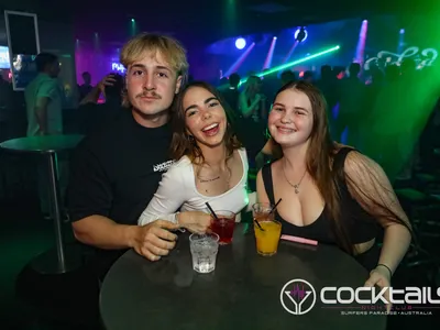 A professional photo of guests enjoying themselves at Cocktails Nightclub from our gallery.