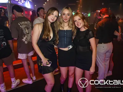 A professional photo of guests enjoying themselves at Cocktails Nightclub from our gallery.