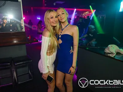 A professional photo of guests enjoying themselves at Cocktails Nightclub from our gallery.