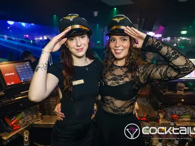 A professional photo of guests enjoying themselves at Cocktails Nightclub from our gallery.