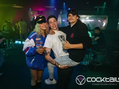 A professional photo of guests enjoying themselves at Cocktails Nightclub from our gallery.