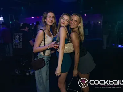 A professional photo of guests enjoying themselves at Cocktails Nightclub from our gallery.