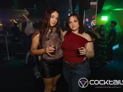 A professional photo of guests enjoying themselves at Cocktails Nightclub from our gallery.