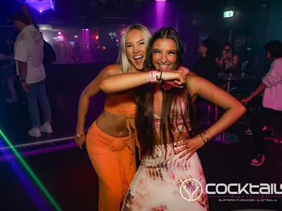 A professional photo of guests enjoying themselves at Cocktails Nightclub from our gallery.