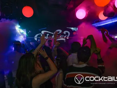 A professional photo of guests enjoying themselves at Cocktails Nightclub from our gallery.