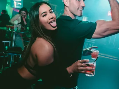 A professional photo of guests enjoying themselves at Cocktails Nightclub from our gallery.