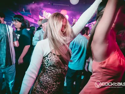 A professional photo of guests enjoying themselves at Cocktails Nightclub from our gallery.