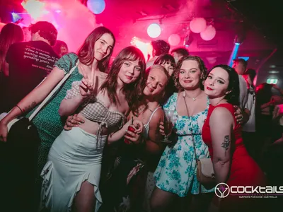 A professional photo of guests enjoying themselves at Cocktails Nightclub from our gallery.