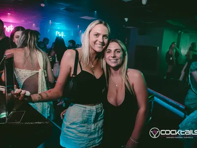 A professional photo of guests enjoying themselves at Cocktails Nightclub from our gallery.