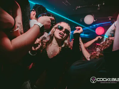 A professional photo of guests enjoying themselves at Cocktails Nightclub from our gallery.