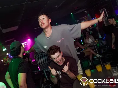 A professional photo of guests enjoying themselves at Cocktails Nightclub from our gallery.