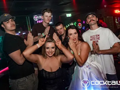 A professional photo of guests enjoying themselves at Cocktails Nightclub from our gallery.