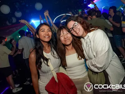 A professional photo of guests enjoying themselves at Cocktails Nightclub from our gallery.