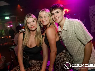 A professional photo of guests enjoying themselves at Cocktails Nightclub from our gallery.