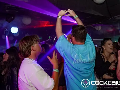 A professional photo of guests enjoying themselves at Cocktails Nightclub from our gallery.