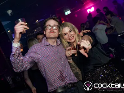 A professional photo of guests enjoying themselves at Cocktails Nightclub from our gallery.