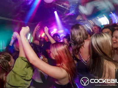 A professional photo of guests enjoying themselves at Cocktails Nightclub from our gallery.