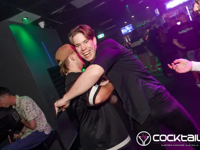 A professional photo of guests enjoying themselves at Cocktails Nightclub from our gallery.