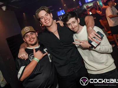 A professional photo of guests enjoying themselves at Cocktails Nightclub from our gallery.