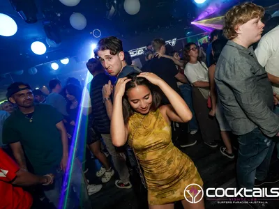 A professional photo of guests enjoying themselves at Cocktails Nightclub from our gallery.