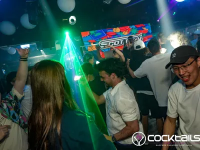 A professional photo of guests enjoying themselves at Cocktails Nightclub from our gallery.