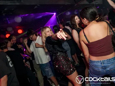 A professional photo of guests enjoying themselves at Cocktails Nightclub from our gallery.