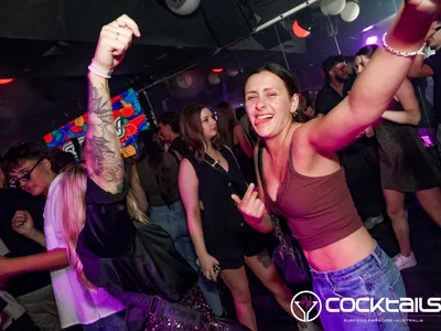 A professional photo of guests enjoying themselves at Cocktails Nightclub from our gallery.