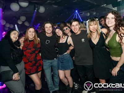 A professional photo of guests enjoying themselves at Cocktails Nightclub from our gallery.