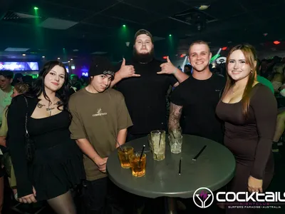 A professional photo of guests enjoying themselves at Cocktails Nightclub from our gallery.