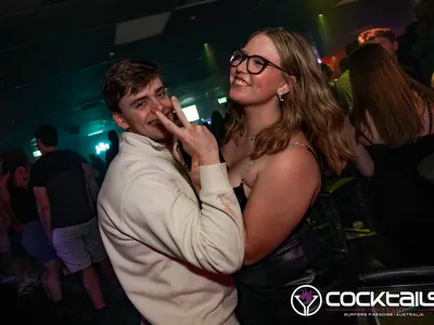 A professional photo of guests enjoying themselves at Cocktails Nightclub from our gallery.