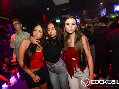 A professional photo of guests enjoying themselves at Cocktails Nightclub from our gallery.