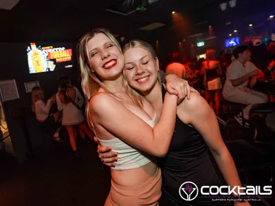 A professional photo of guests enjoying themselves at Cocktails Nightclub from our gallery.