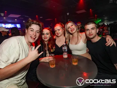 A professional photo of guests enjoying themselves at Cocktails Nightclub from our gallery.