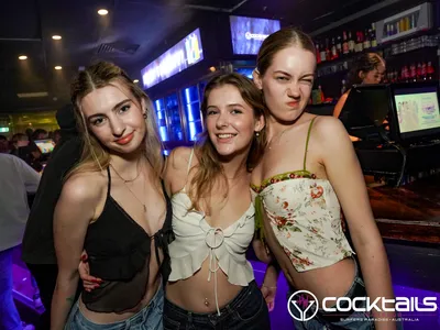 A professional photo of guests enjoying themselves at Cocktails Nightclub from our gallery.