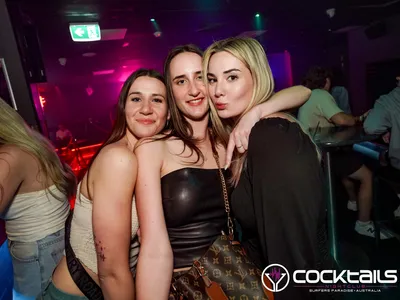 A professional photo of guests enjoying themselves at Cocktails Nightclub from our gallery.