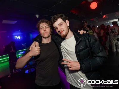 A professional photo of guests enjoying themselves at Cocktails Nightclub from our gallery.