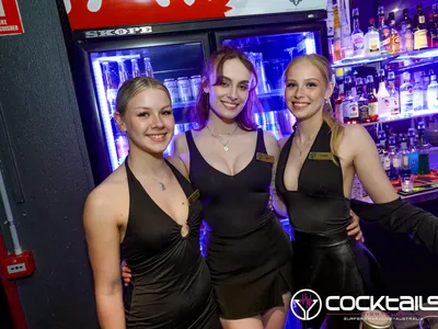 A professional photo of guests enjoying themselves at Cocktails Nightclub from our gallery.