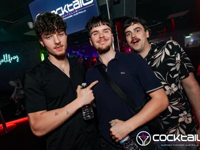 A professional photo of guests enjoying themselves at Cocktails Nightclub from our gallery.