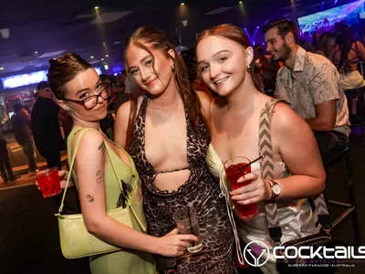 A professional photo of guests enjoying themselves at Cocktails Nightclub from our gallery.