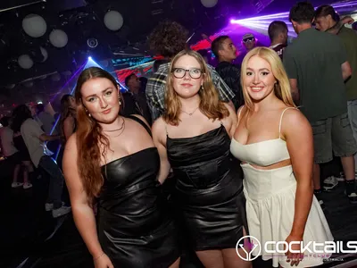 A professional photo of guests enjoying themselves at Cocktails Nightclub from our gallery.